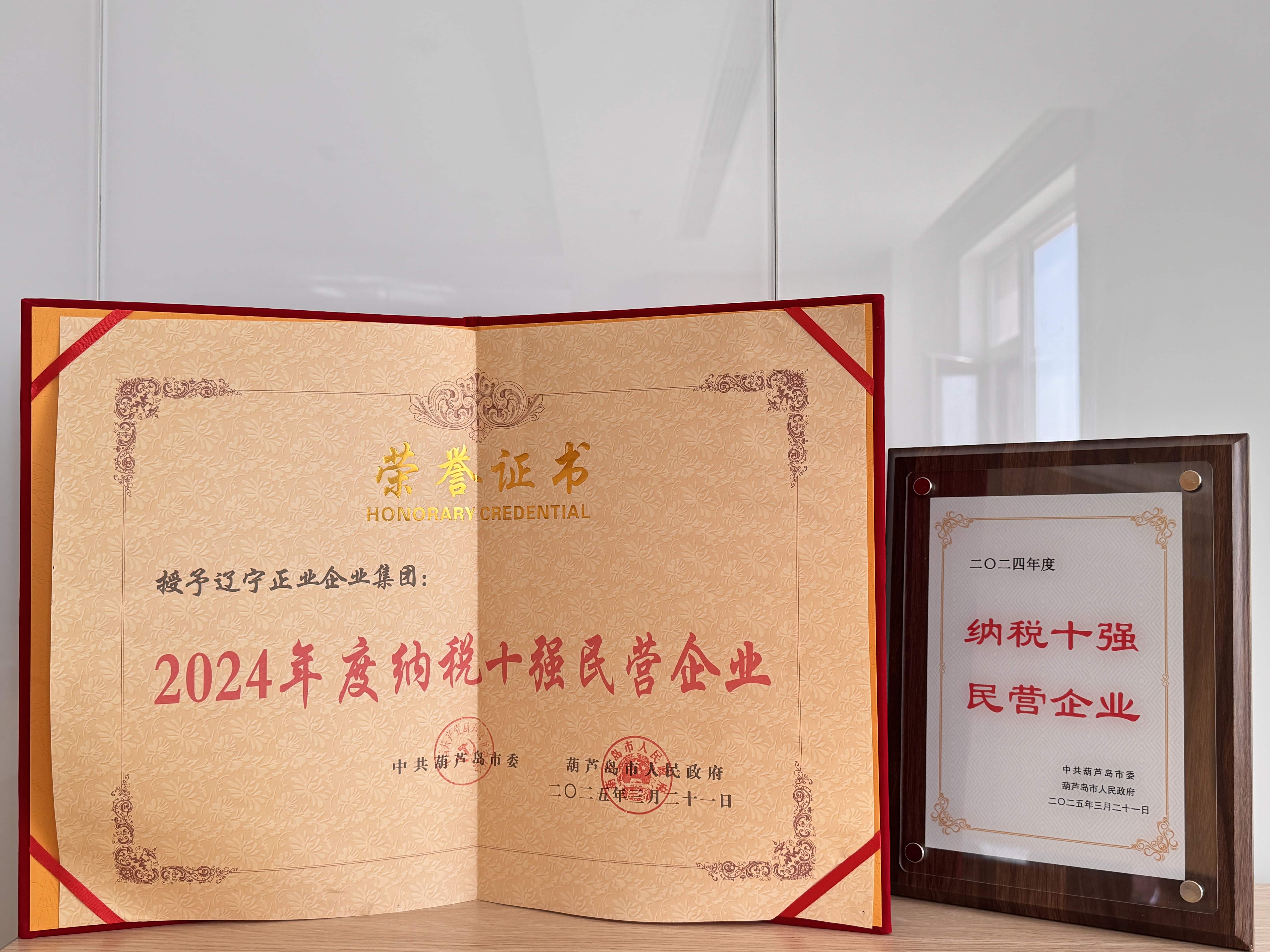 正業(yè)集團(tuán)再登納稅十強(qiáng)榜！董事長趙立君出席全市民營經(jīng)濟(jì)大會接受表彰(圖3)